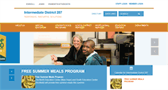Desktop Screenshot of district287.org